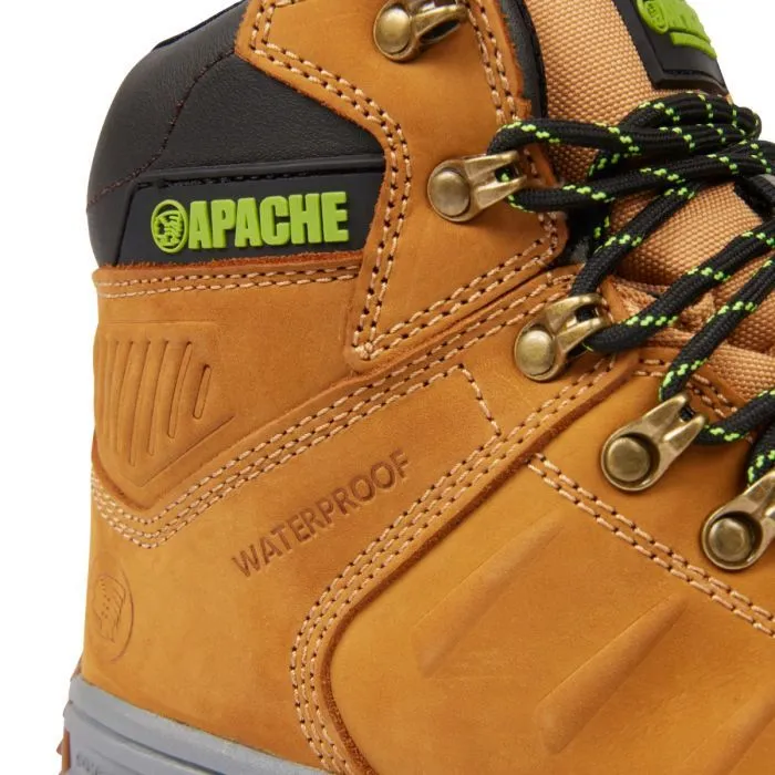 Apache Moose Jaw Wheat Leather Waterproof Safety Boot