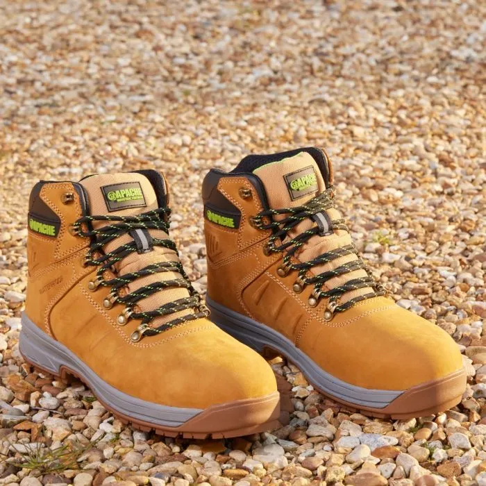 Apache Moose Jaw Wheat Leather Waterproof Safety Boot