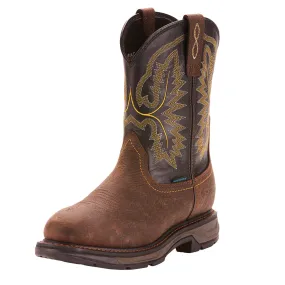 Ariat Mens Workhog Xt Waterproof Work Boot Bruin Brown