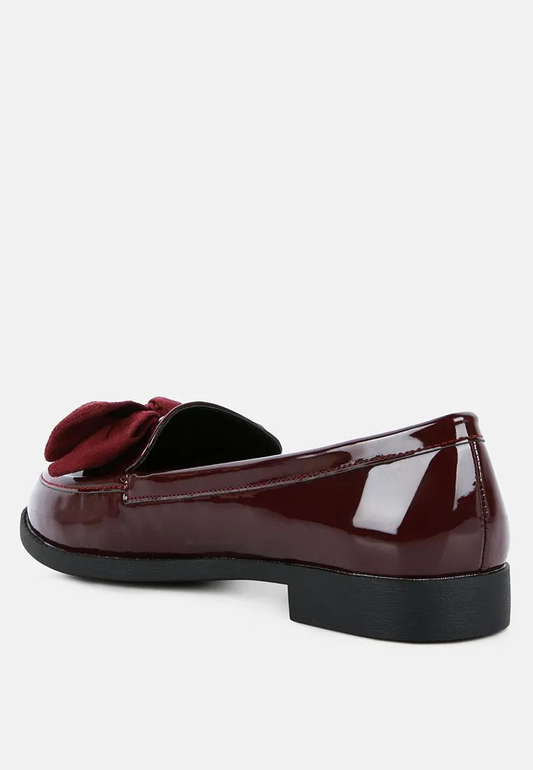 Bowberry Bow-Tie Patent Loafers