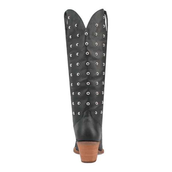 Broadway Bunny Black Leather Boot by Dingo