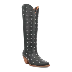 Broadway Bunny Black Leather Boot by Dingo