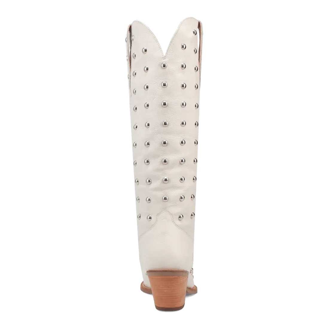 Broadway Bunny White Leather Boot by Dingo