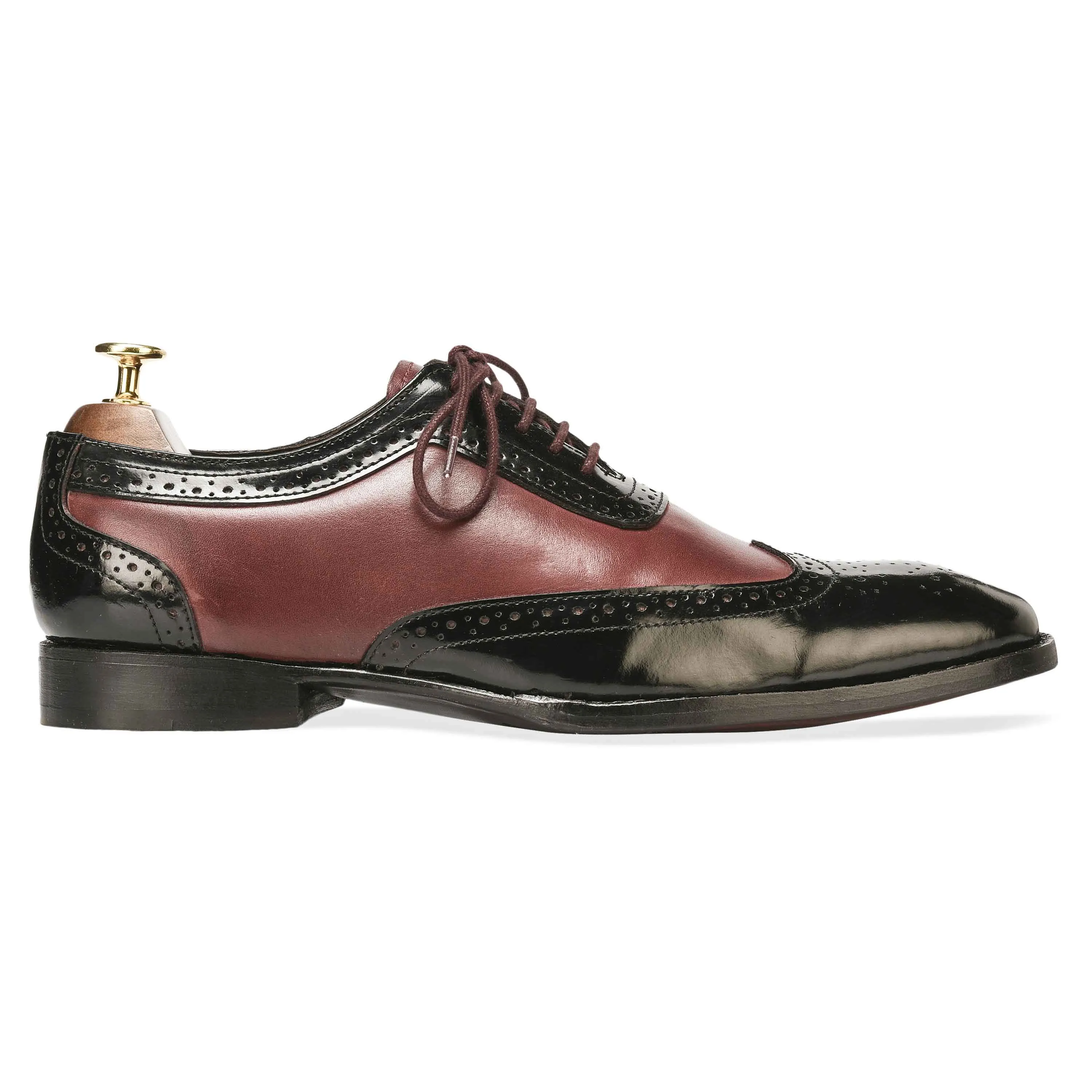 Cherokee Brogues Goodyear Cherry & Black