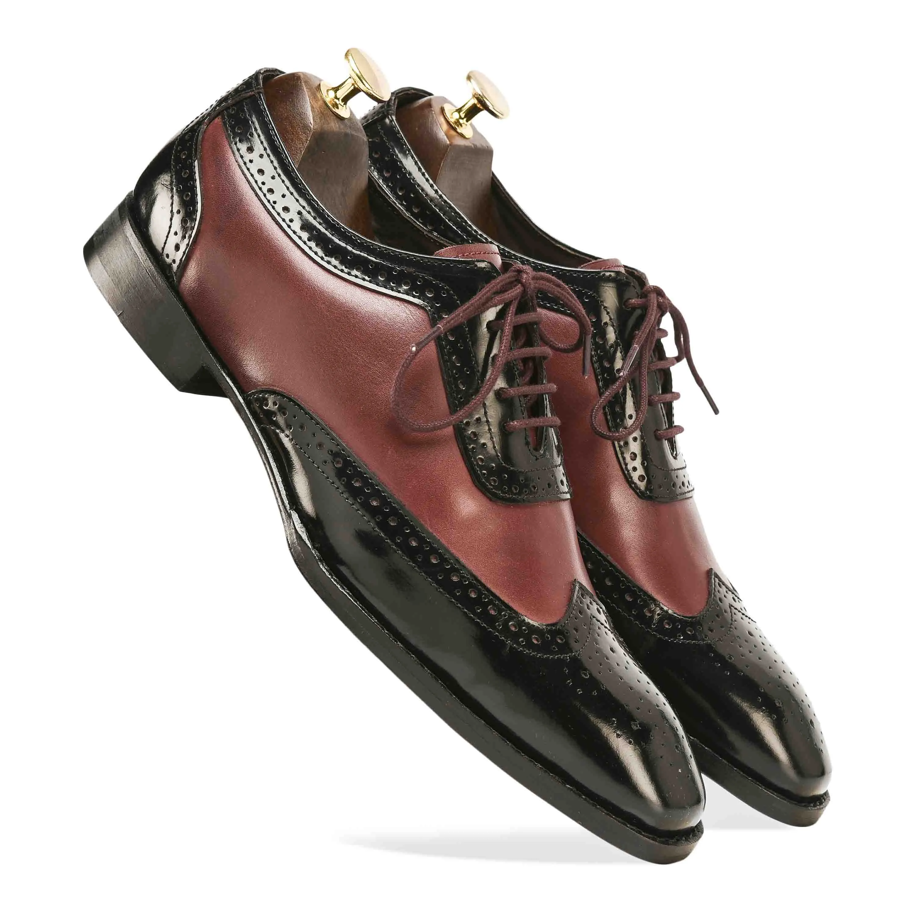 Cherokee Brogues Goodyear Cherry & Black