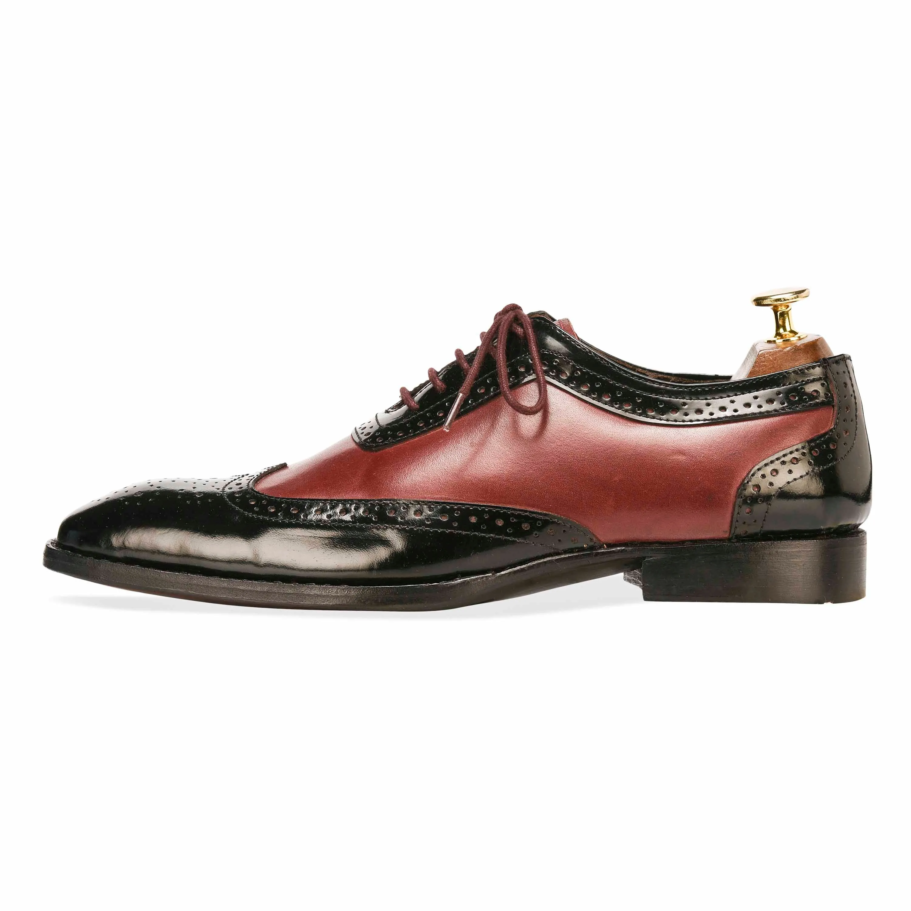 Cherokee Brogues Goodyear Cherry & Black