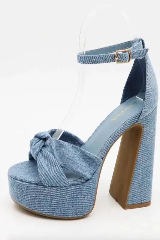 Crossknot Platform Heel