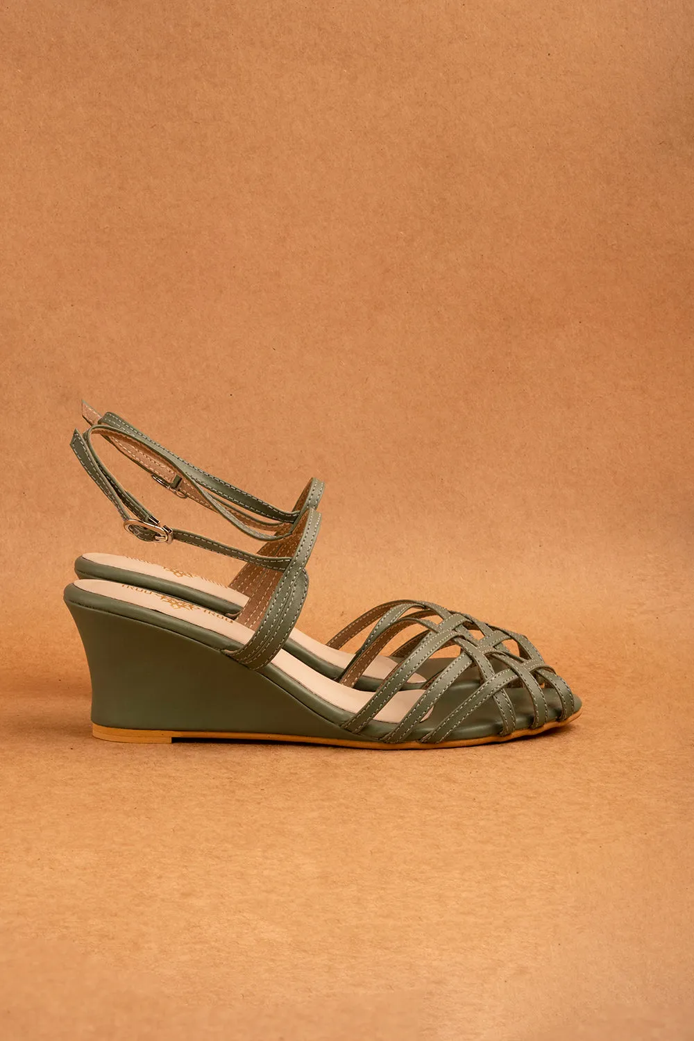 Esme Sandals, Green