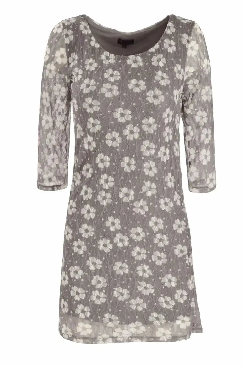 Lace Daisy Print Dress