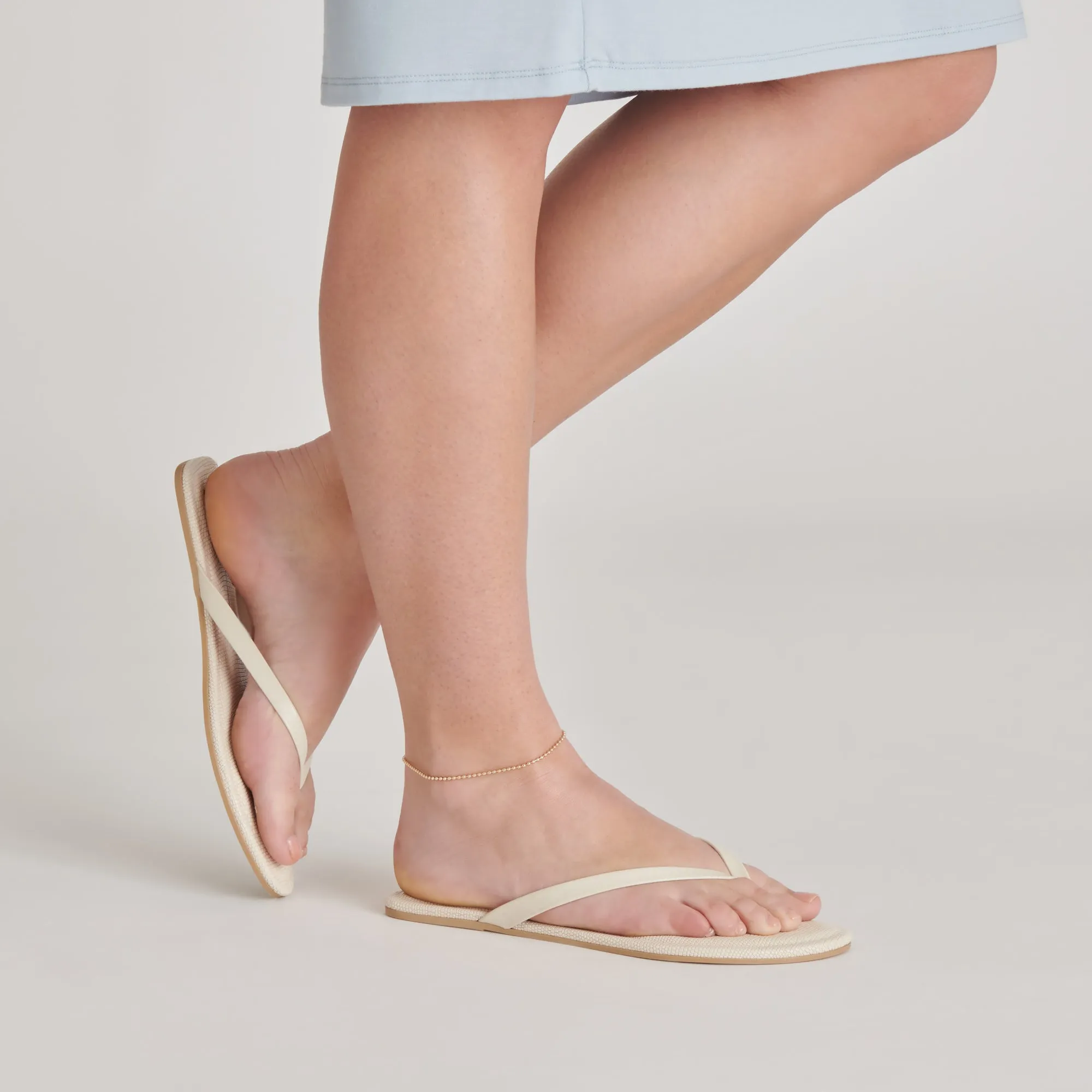 LAYNEY SANDALS IVORY LEATHER