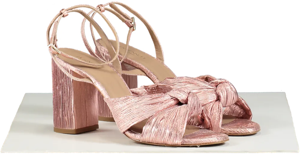 LK Bennett Pink Eliana High Heel Sandals 41 UK 8