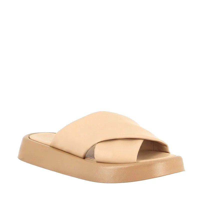 Sempre Di 9097 Nude Platform Slide