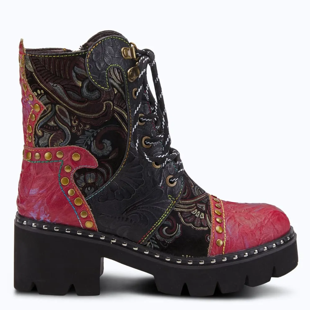 Spring Step Shoes L'Artiste Severe Women's Multi Color Leather Boots